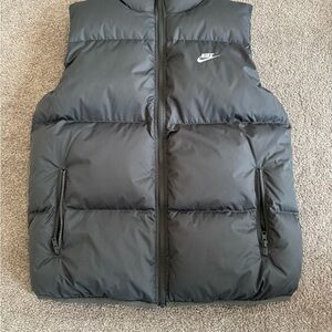 Nike Black Puffer Vest
